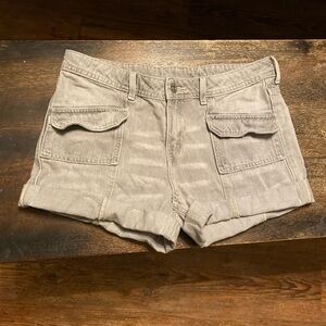 H&M Women's Gray Cargo Shorts
